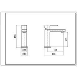 Flash Sale ✨ ETAL Avon Mono Basin Mixer Tap Polished Chrome ❤️ 5 Flash Sale ✨ ETAL Avon Mono Basin Mixer Tap Polished Chrome ❤️ -Outlet Bathroom Taps Store 127KG A1