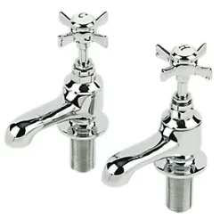 Discount ⭐ Swirl Edwardian Bath Taps ¾" ❤️
