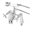 Best Pirce 🥰 Swirl Edwardian Deck-Mounted Bath/Shower Mixer Tap 🥰