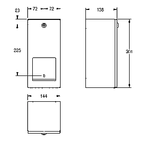 Cheap π Franke Rodan Lockable Double Toilet Roll Holder Stainless Steel π 5 Cheap π Franke Rodan Lockable Double Toilet Roll Holder Stainless Steel π - Image 3