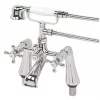 Discount ⌛ Swirl Deck-Mounted Bath Shower Mixer Tap 🎁 -Outlet Bathroom Taps Store 28552 P