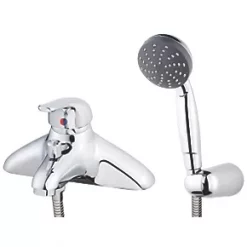 Best Pirce ✔️ Swirl Deck-Mounted Bath Shower Mixer 💯