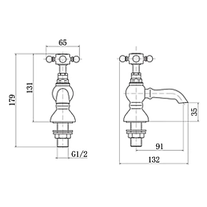 Best Pirce π ETAL Eden Bathroom Basin Taps π 4 Best Pirce π ETAL Eden Bathroom Basin Taps π - Image 2