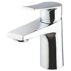 Flash Sale 🔔 Swirl Ciao Basin Mono Mixer Tap with Clicker Waste Chrome ⭐