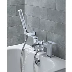Hot Sale ⭐ Niagara Waterfall Deck-Mounted Bath/Shower Mixer Tap 💯 8 Hot Sale ⭐ Niagara Waterfall Deck-Mounted Bath/Shower Mixer Tap 💯 -Outlet Bathroom Taps Store 4225P A2