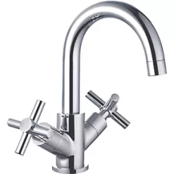 Buy ✔️ ETAL Oban Swan Neck Mono Basin Mixer Tap Polished Chrome 👍