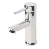 Hot Sale 👍 Swirl Essential Bathroom Mono Basin Mixer Tap with Clicker Waste Chrome 🌟 -Outlet Bathroom Taps Store 43613 P