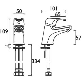 Hot Sale β¨ Bristan Cadet Basin Mono Mixer Tap with Clicker Waste Chrome π 5 Hot Sale β¨ Bristan Cadet Basin Mono Mixer Tap with Clicker Waste Chrome π - Image 3