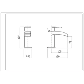 Wholesale ❤️ ETAL Water Mono Basin Mixer Tap Polished Chrome ⌛ 4 Wholesale ❤️ ETAL Water Mono Basin Mixer Tap Polished Chrome ⌛ - Image 2