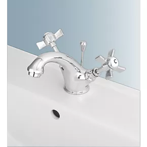 Cheap β Swirl Edwardian Bathroom Basin Mono Mixer Tap with Pop Up Waste Chrome π 4 Cheap β Swirl Edwardian Bathroom Basin Mono Mixer Tap with Pop Up Waste Chrome π - Image 2