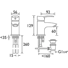 Deals π Bristan Capri Basin Mono Mixer Tap with Pop-Up Waste Chrome π 5 Deals π Bristan Capri Basin Mono Mixer Tap with Pop-Up Waste Chrome π - Image 3