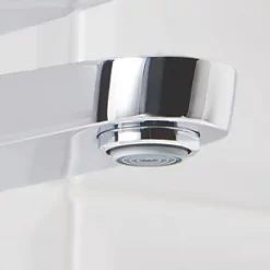 New 😍 Swirl Caldew Mini Basin Mono Mixer with Clicker Waste Silver 🥰 -Outlet Bathroom Taps Store 674PG A4