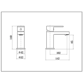 New ๐ ETAL Juno Mono Basin Mixer Tap Polished Chrome ๐ 4 New ๐ ETAL Juno Mono Basin Mixer Tap Polished Chrome ๐ - Image 2