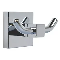 Deals 💯 Aqualux Epsom Double Robe Hook Chrome ✨