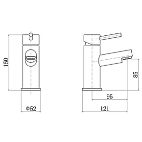 Cheap ๐ ETAL Juke Mono Basin Mixer Tap Polished Chrome โค๏ธ 4 Cheap ๐ ETAL Juke Mono Basin Mixer Tap Polished Chrome โค๏ธ - Image 2