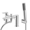 Outlet ✨ Conway Deck-Mounted Dual-Lever Bath Shower Mixer ✔️ -Outlet Bathroom Taps Store 789PG P