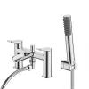 Outlet 💯 Pennard Waterfall Deck-Mounted Dual-Lever Bath Shower Mixer ✨