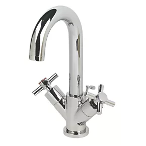 Budget β¨ Swirl Minimalist Bathroom Basin Mono Mixer Tap with Pop-Up Waste Chrome π 3 Budget β¨ Swirl Minimalist Bathroom Basin Mono Mixer Tap with Pop-Up Waste Chrome π