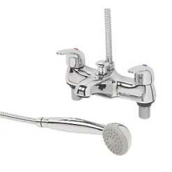 Best reviews of ✔️ Swirl Deck-Mounted Bath Shower Mixer 🎁