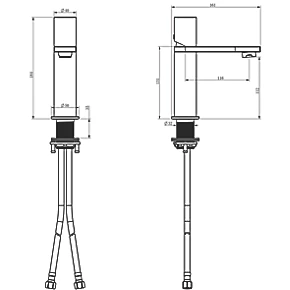 Cheapest 🥰 ETAL Saris Mono Basin Mixer Tap Brushed Gold ❤️ 4 Cheapest 🥰 ETAL Saris Mono Basin Mixer Tap Brushed Gold ❤️ - Image 2