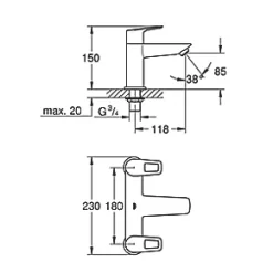 Coupon 🤩 Grohe StartLoop Bath Filler 🎁 -Outlet Bathroom Taps Store 954XT A3